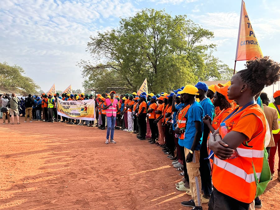 Vredespelgrimage samenkomst Rumbek Zuid-Soedan Missio