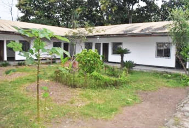 De gewezen thuisbasis van de paters Salesianen van Don Bosco in Bafia