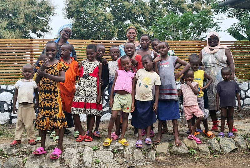 Kinderen van Bafia Centre Bakhita Missio project 2023