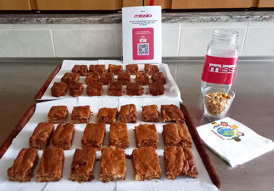 Missio logistieke ondersteuning bij een cake-bak namiddag in Brugge