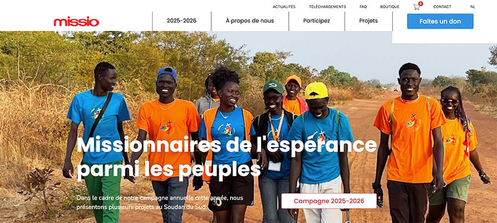 Missio lance un nouveau site web
