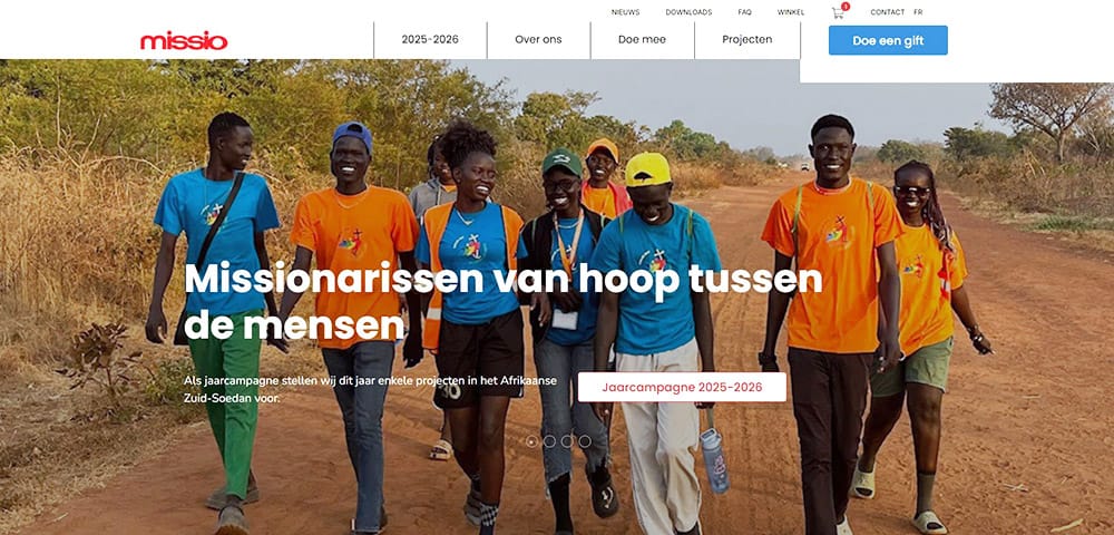 Missio lanceert vernieuwde website