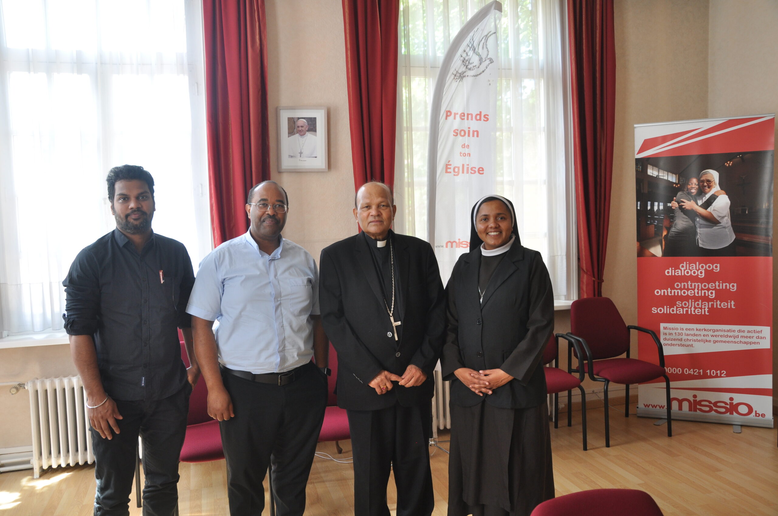 Mgr. Chakkalakal op bezoek in Leuven