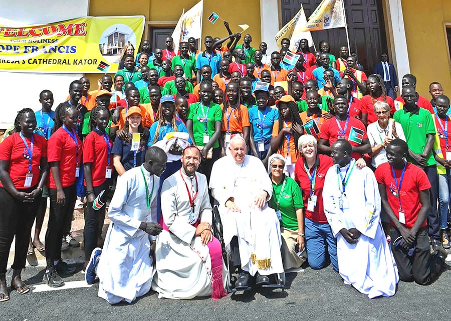 Visite du pape Fran&ccedil;ois Soudan-du-Sud Projet Missio 2025