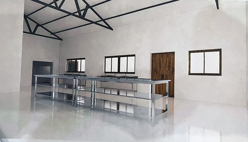Nieuwe keuken voor kleinseminarie in Borella Colombo Sri Lanka ontwerp Missio project 2024