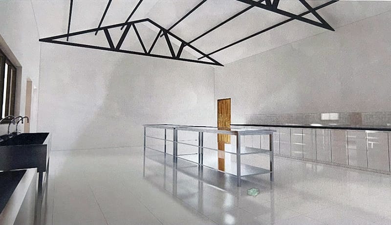 Nieuwe keuken voor kleinseminarie in Borella Colombo Sri Lanka ontwerp Missio project 2024