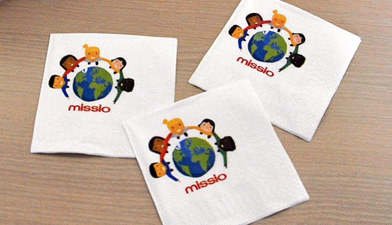 Missio servetten kinderen helpen kinderen